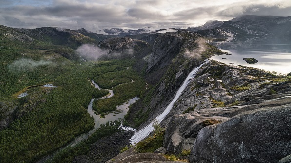 Nejkrásnější Norský vodopád
